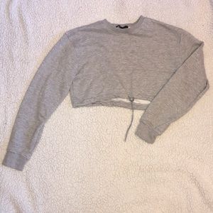 Gray sweatshirt